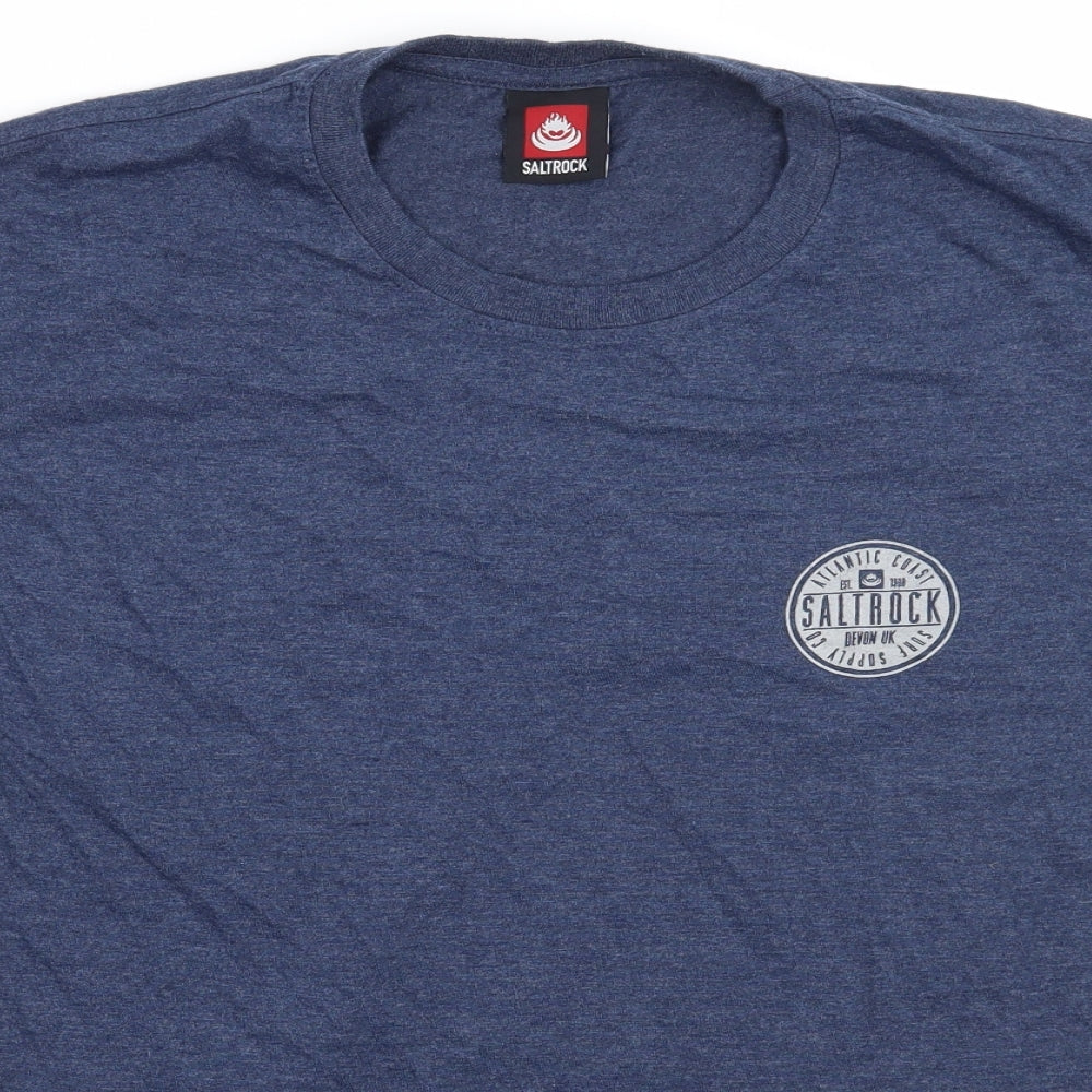 Saltrock Mens Blue    T-Shirt Size S