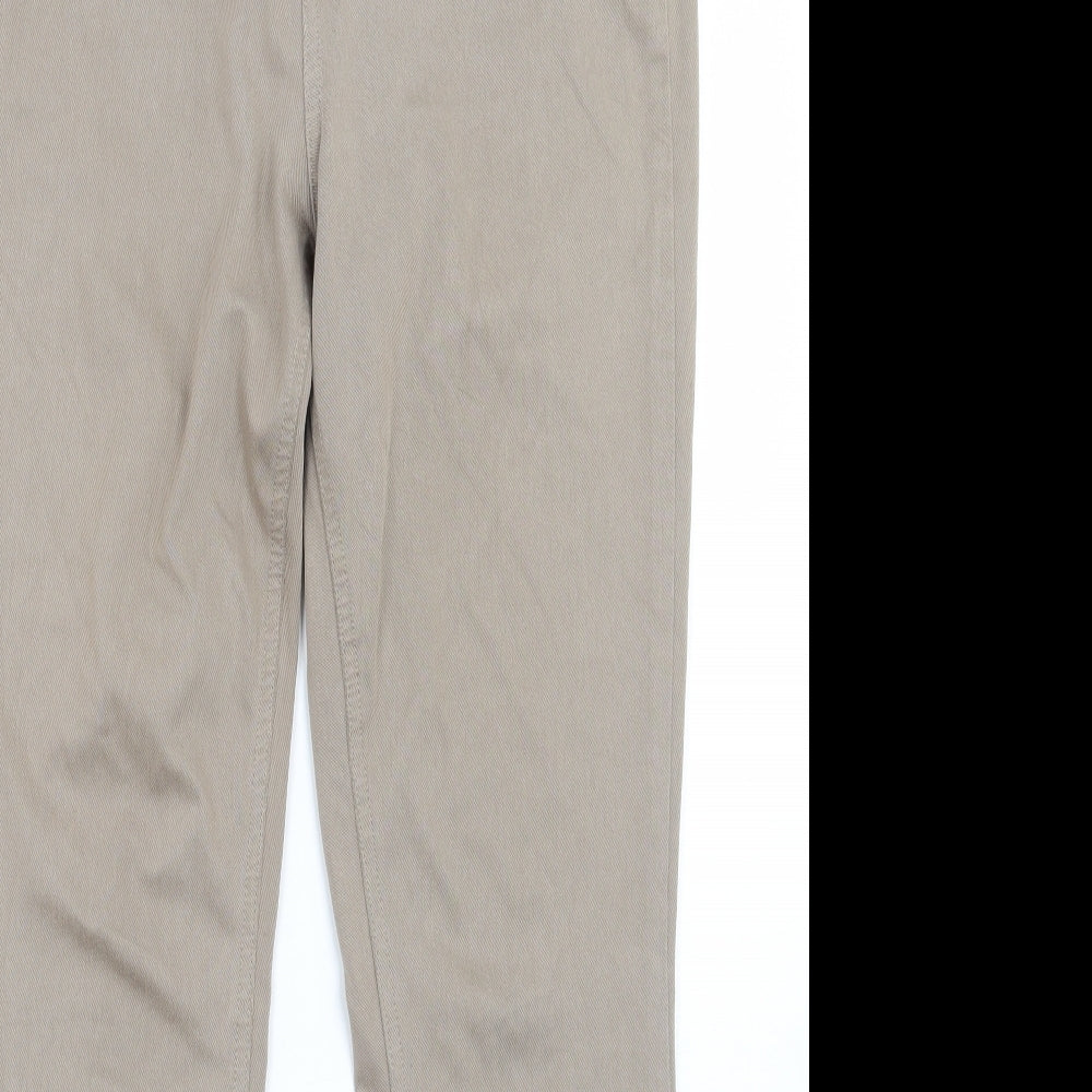 Uniqlo Womens Beige   Trousers  Size L L28 in