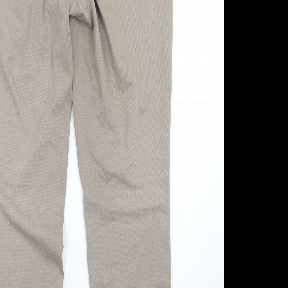 Uniqlo Womens Beige   Trousers  Size L L28 in