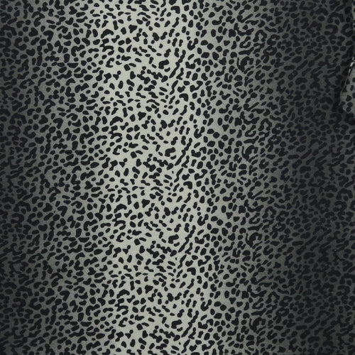 Only Womens Grey Animal Print  Pullover Jumper Size M
