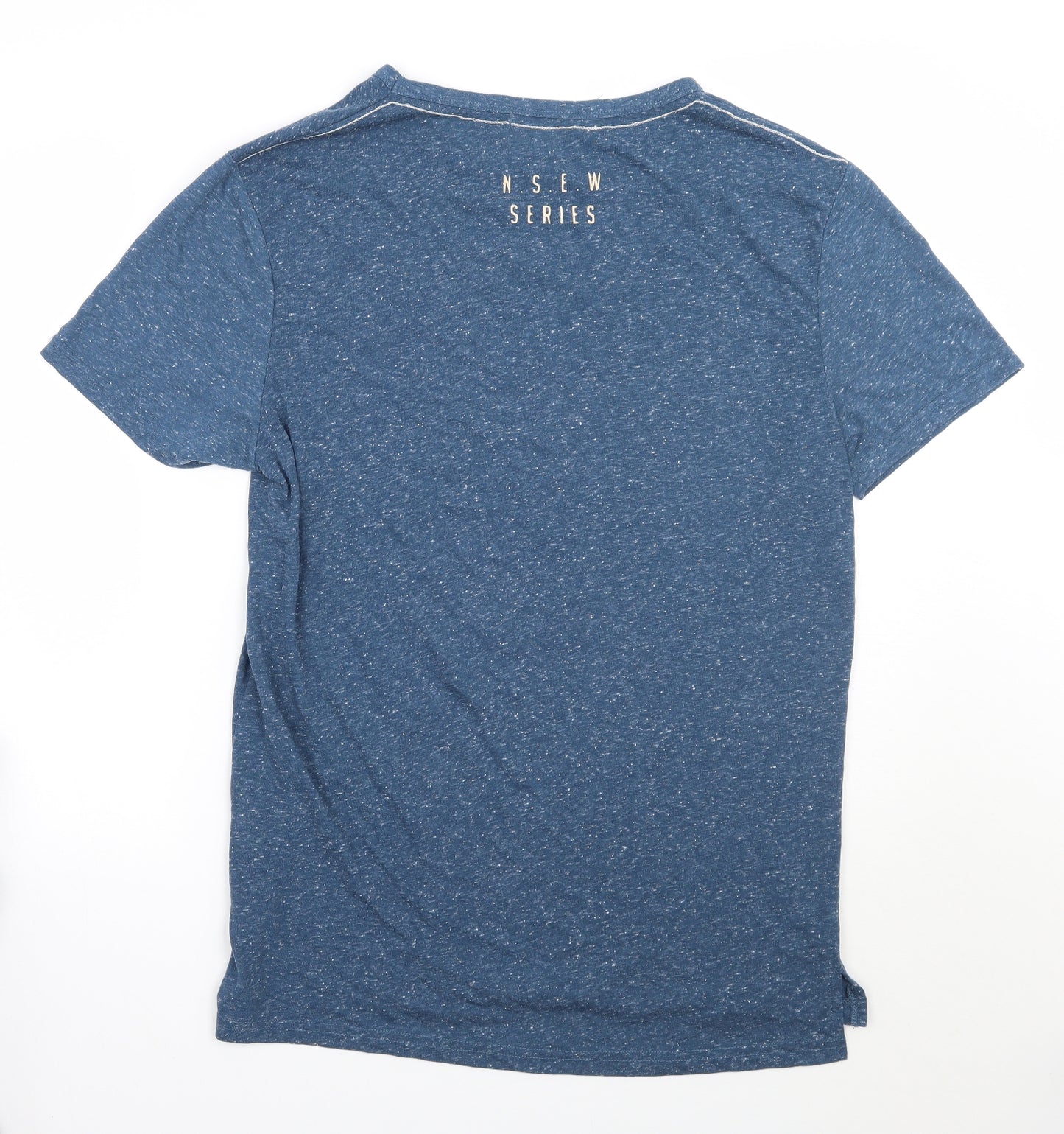 River Island Mens Blue    T-Shirt Size M