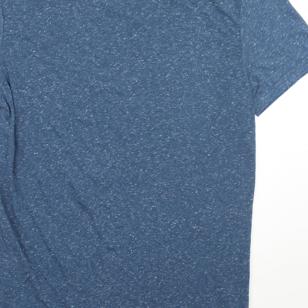 River Island Mens Blue    T-Shirt Size M