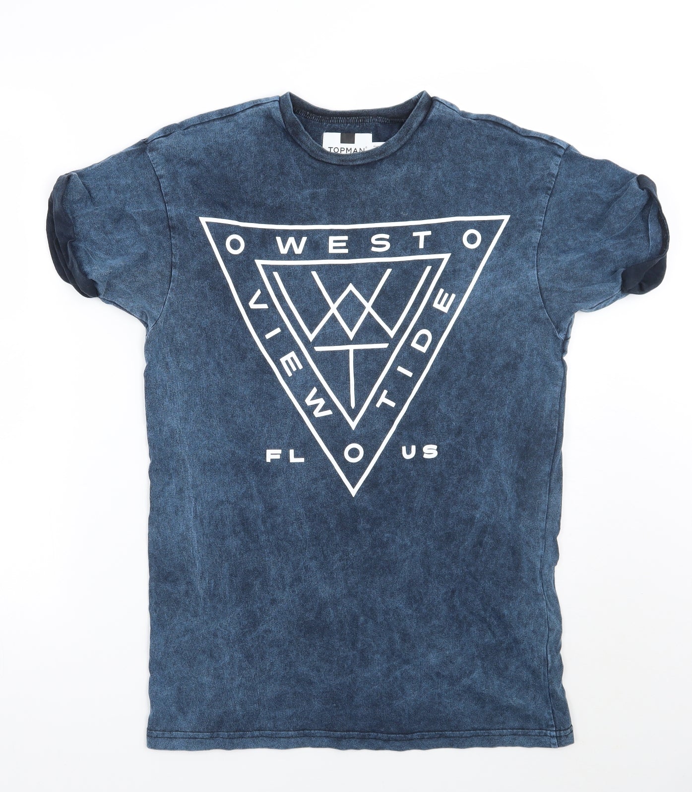 Topman Mens Blue    T-Shirt Size XS