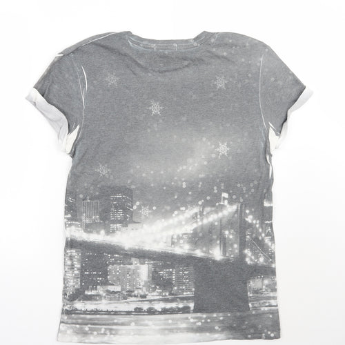 River Island Mens Grey    T-Shirt Size M