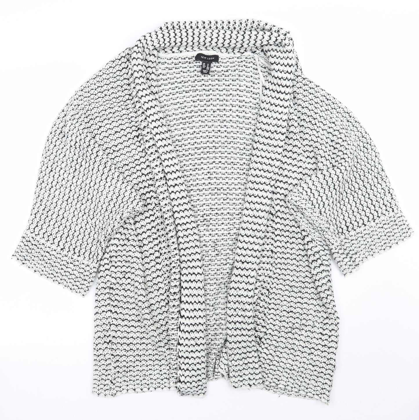 Newlook Womens White   Cardigan Jumper Size M