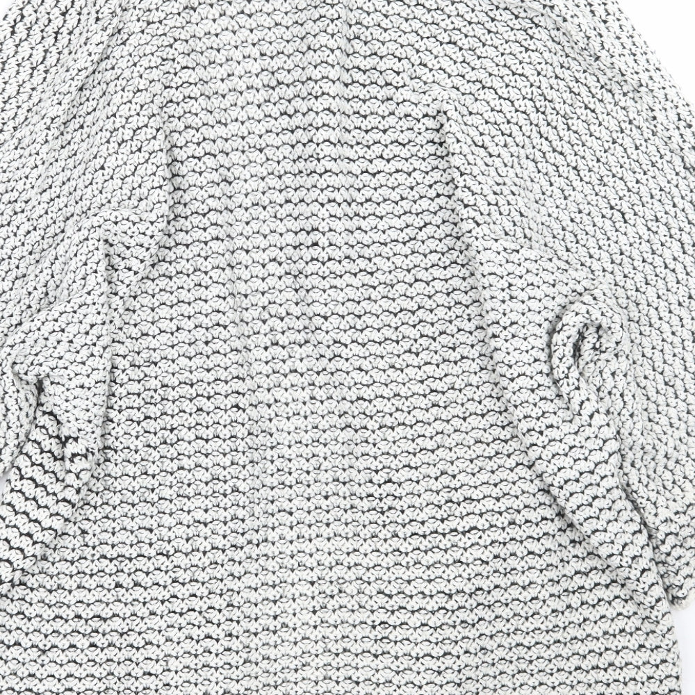 Newlook Womens White   Cardigan Jumper Size M