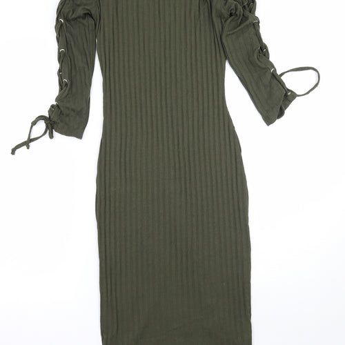 Primark Womens Green   A-Line  Size 6