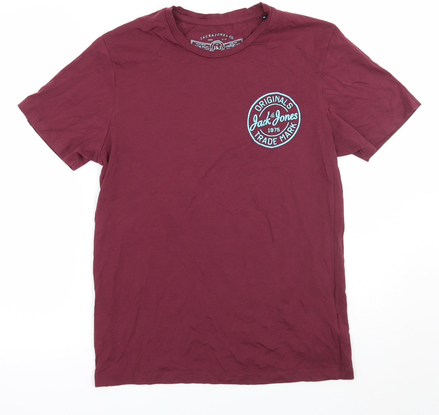 JACK & JONES Mens Purple    T-Shirt Size M