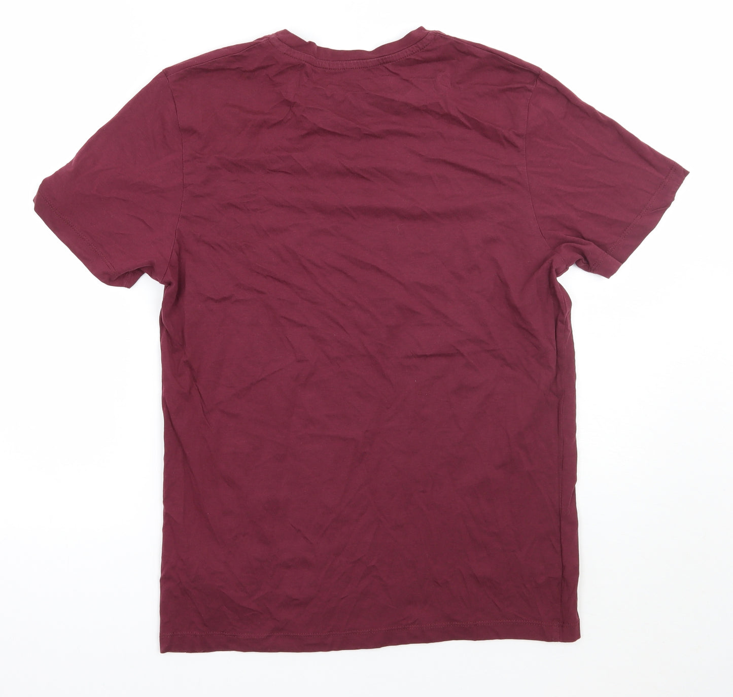 JACK & JONES Mens Purple    T-Shirt Size M