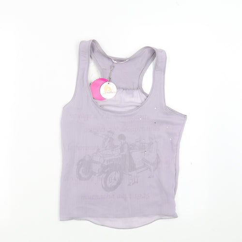 muchacha Womens Purple   Basic Blouse Size XL