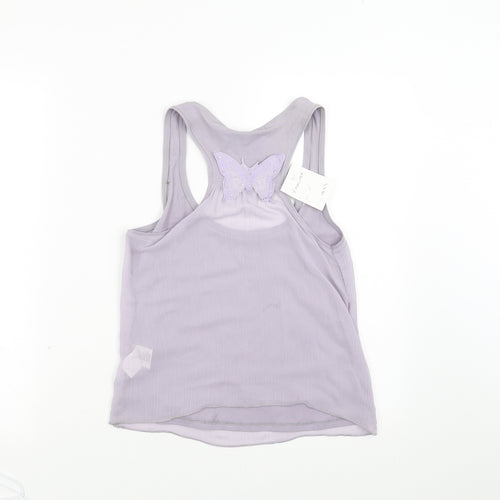muchacha Womens Purple   Basic Blouse Size XL