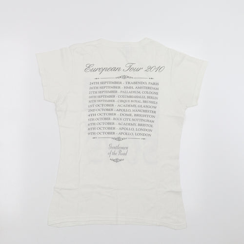 Gildan Womens White   Basic T-Shirt Size M  - Mumford & Sons