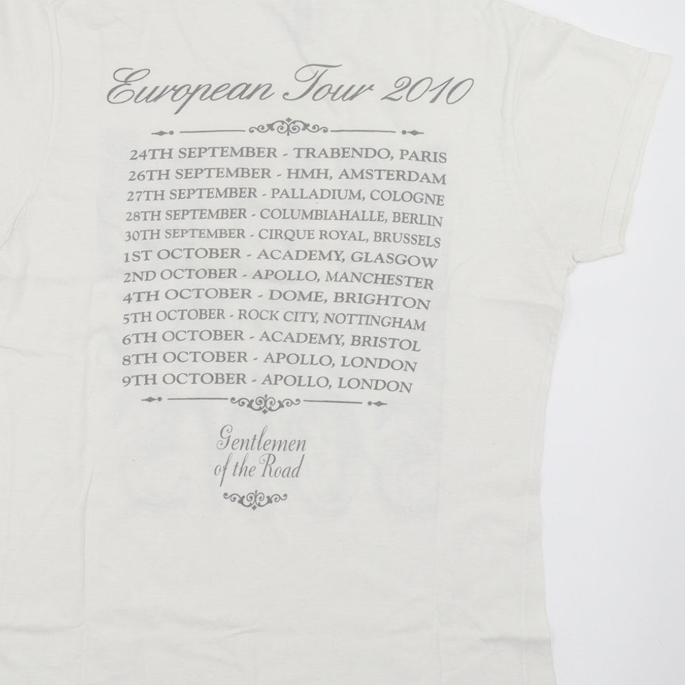 Gildan Womens White   Basic T-Shirt Size M  - Mumford & Sons