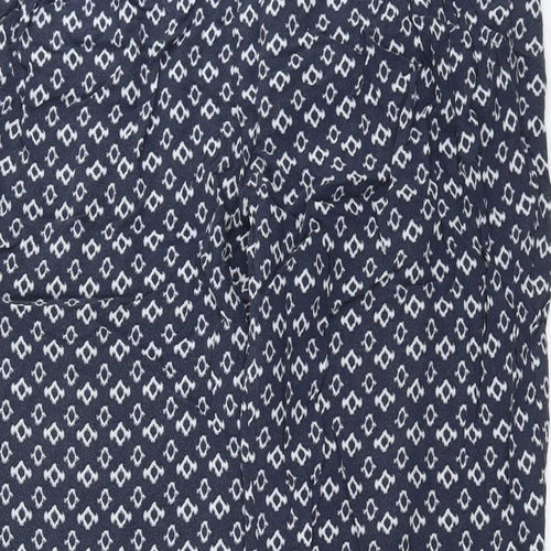 Betty Barclay Womens Blue Geometric  Trousers  Size 34 in L29 in