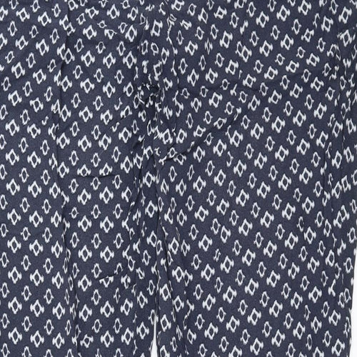 Betty Barclay Womens Blue Geometric  Trousers  Size 34 in L29 in