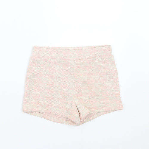 River Island Girls Pink   Hot Pants Shorts Size 4-5 Years