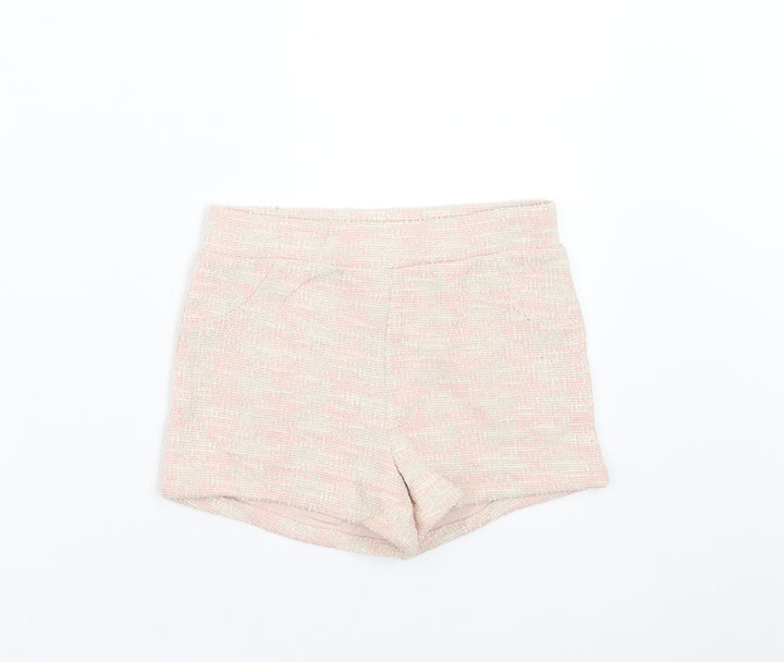River Island Girls Pink   Hot Pants Shorts Size 4-5 Years