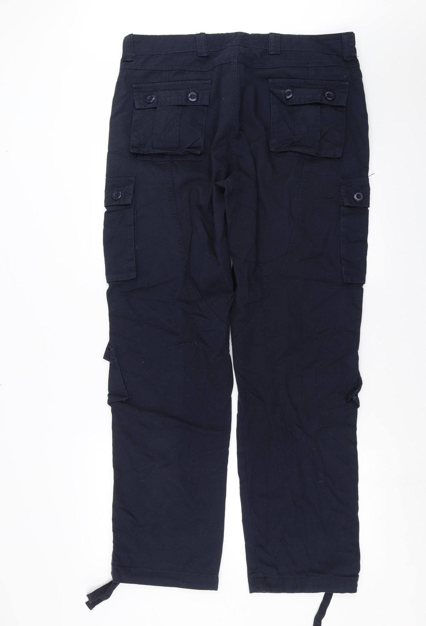 1967 Mens Blue   Cargo Trousers Size 36 in L32 in