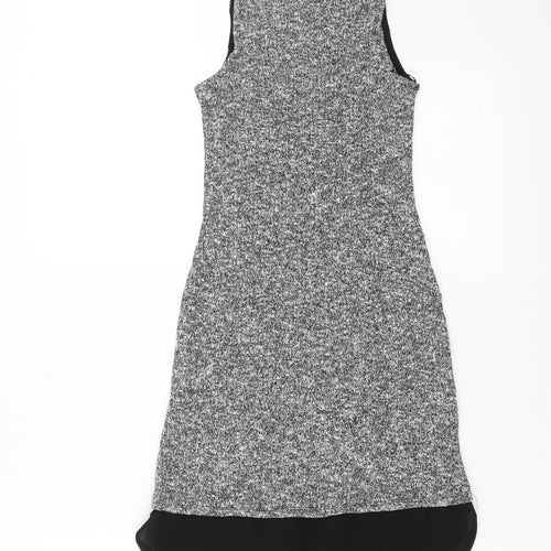 Monteau Womens Grey  Knit Tank Dress  Size S