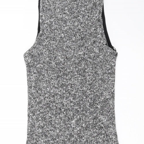 Monteau Womens Grey  Knit Tank Dress  Size S