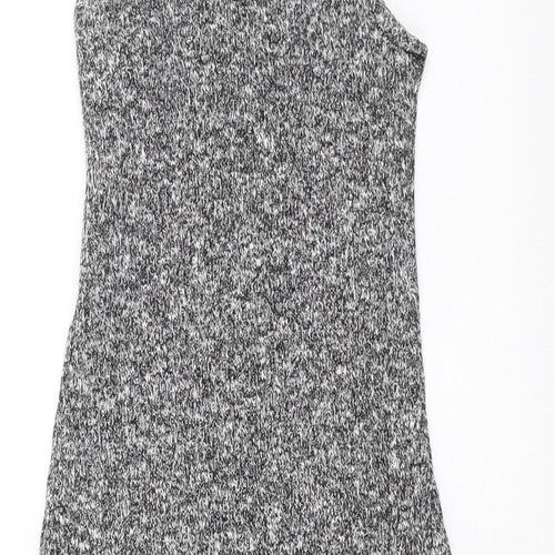 Monteau Womens Grey  Knit Tank Dress  Size S