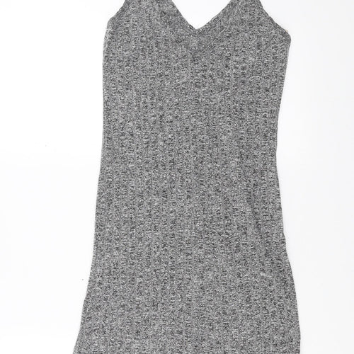 Preworn Womens Grey  Knit Jumper Dress  Size M