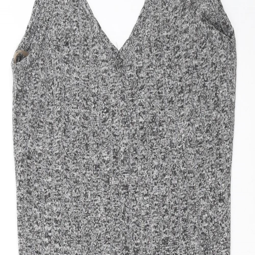 Preworn Womens Grey  Knit Jumper Dress  Size M