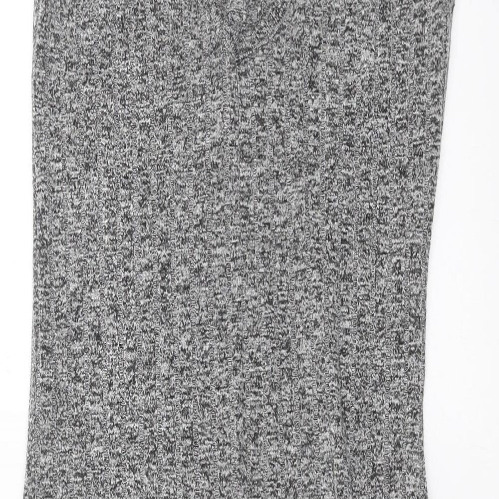 Preworn Womens Grey  Knit Jumper Dress  Size M