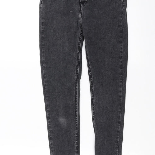 New Look Womens Grey  Denim Skinny Jeans Size 6 L25 in