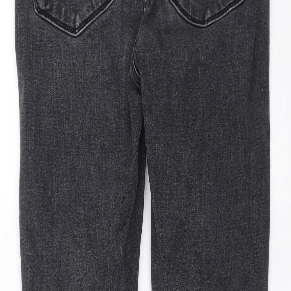 New Look Womens Grey  Denim Skinny Jeans Size 6 L25 in