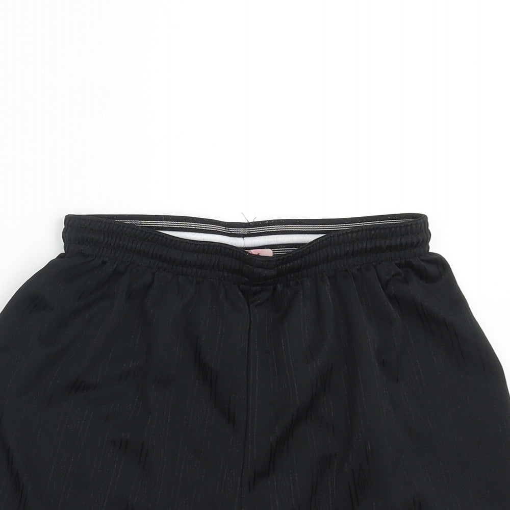 Umbro Girls Black   Sweat Shorts Size 11 Years - football shorts