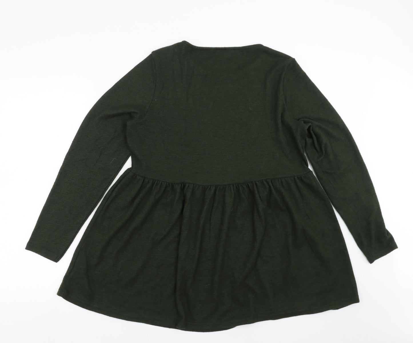 Dorothy Perkins Womens Green  Knit Pullover Jumper Size 14