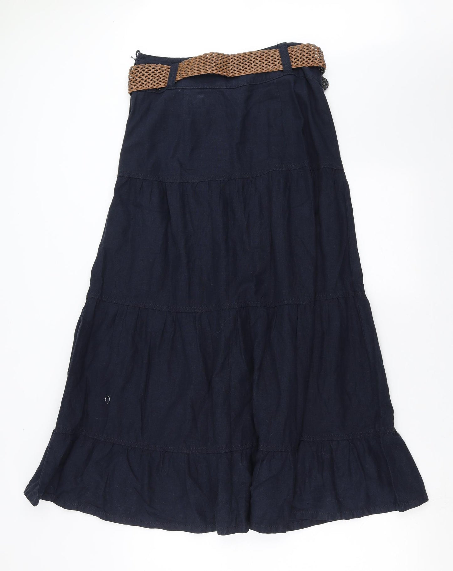 NEXT Womens Blue   Maxi Skirt Size 10  - belted