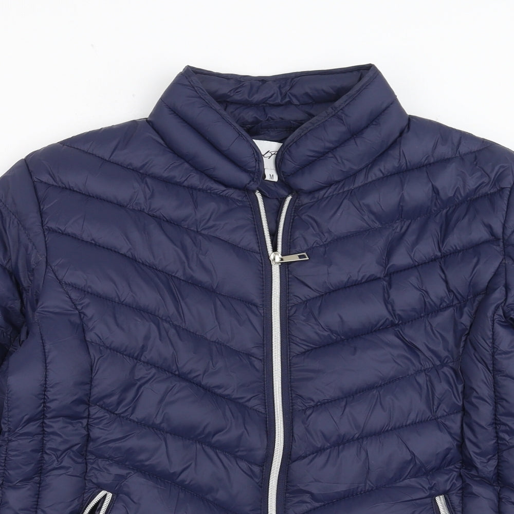 Mudflower Womens Blue   Puffer Jacket Jacket Size M