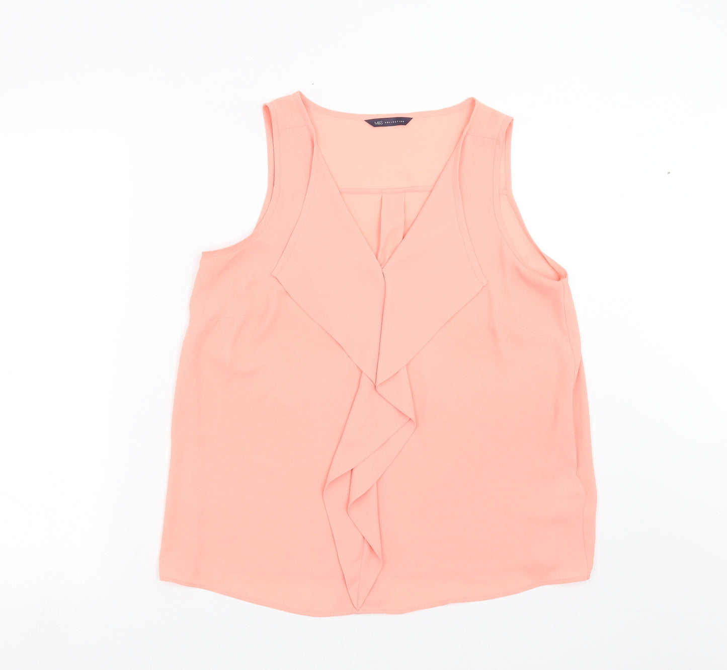 Marks and Spencer Womens Pink   Basic Blouse Size 10