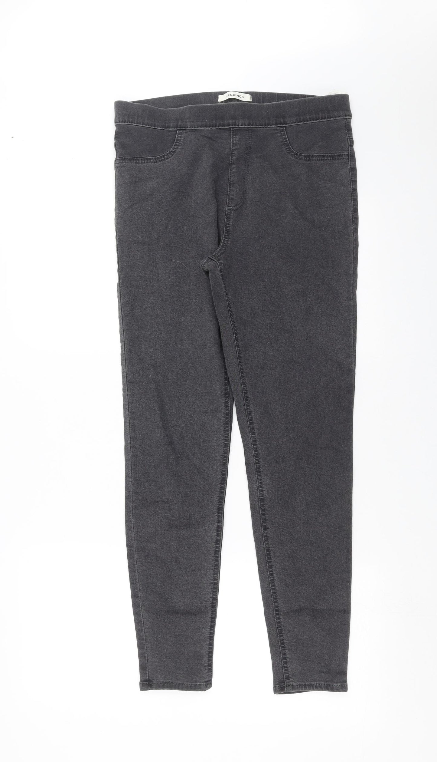 Marks and Spencer Womens Grey  Denim Jegging Jeans Size 12 L28 in