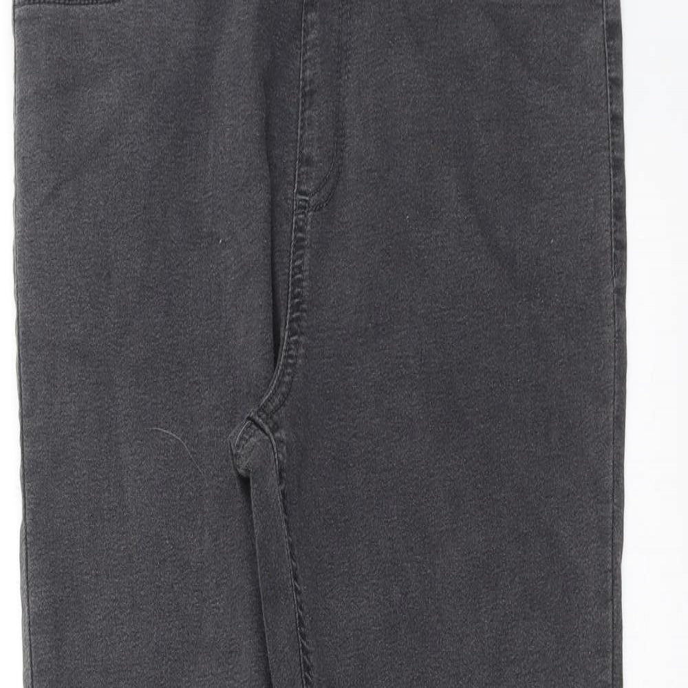 Marks and Spencer Womens Grey  Denim Jegging Jeans Size 12 L28 in