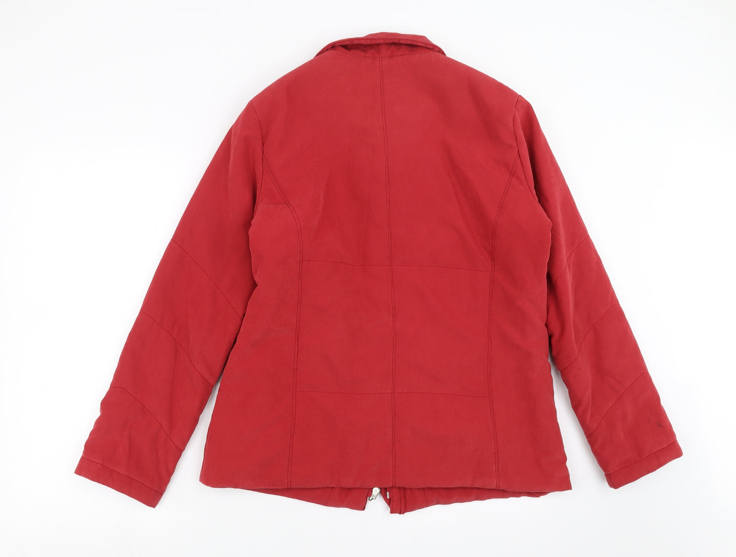 Eleganze Womens Red   Jacket  Size M