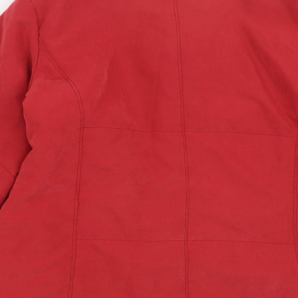 Eleganze Womens Red   Jacket  Size M