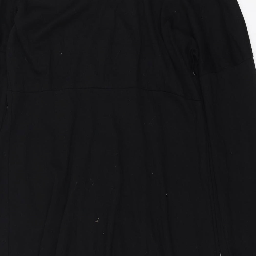 Want That Trend Womens Black   T-Shirt Dress  Size 12