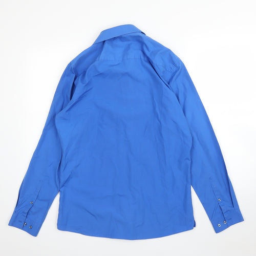 NEXT Mens Blue    Button-Up Size 15.5