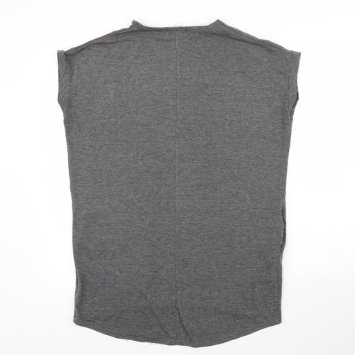 New Look Womens Grey   Tunic Blouse Size S