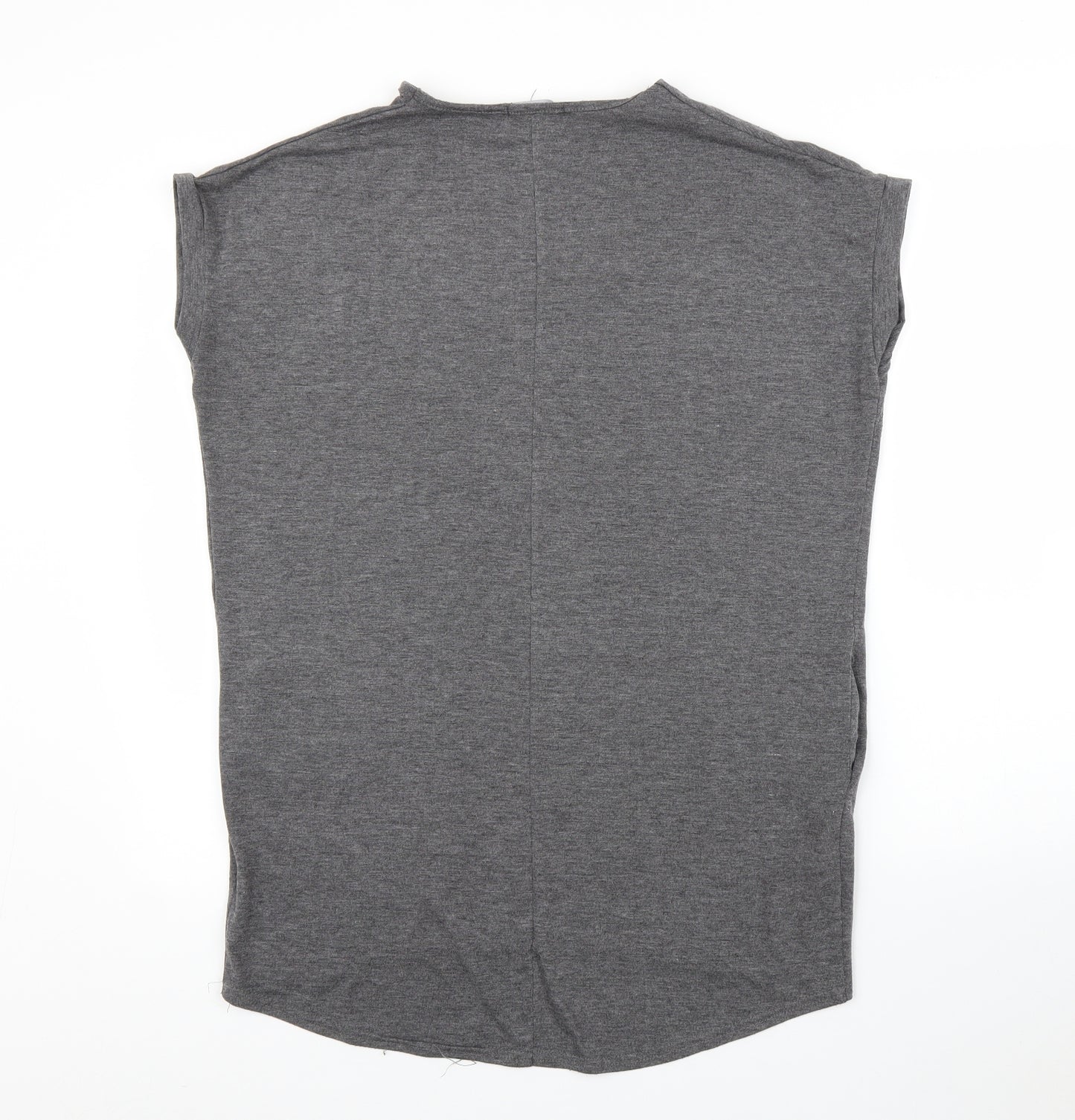 New Look Womens Grey   Tunic Blouse Size S