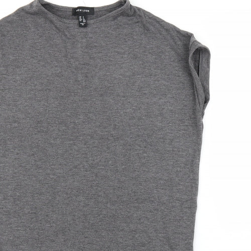 New Look Womens Grey   Tunic Blouse Size S