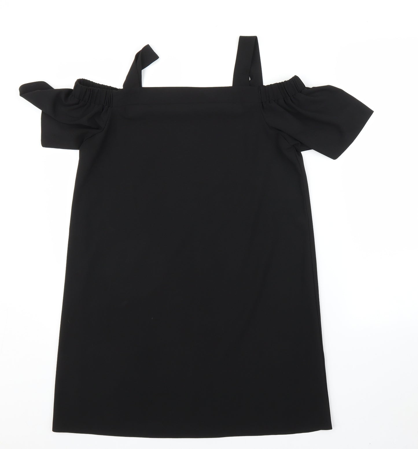 Preworn Womens Black   Tunic Blouse Size L