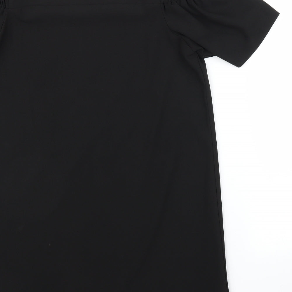 Preworn Womens Black   Tunic Blouse Size L
