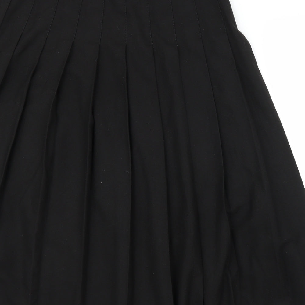 John Hall Womens Black   Pleated Skirt Size 30 in