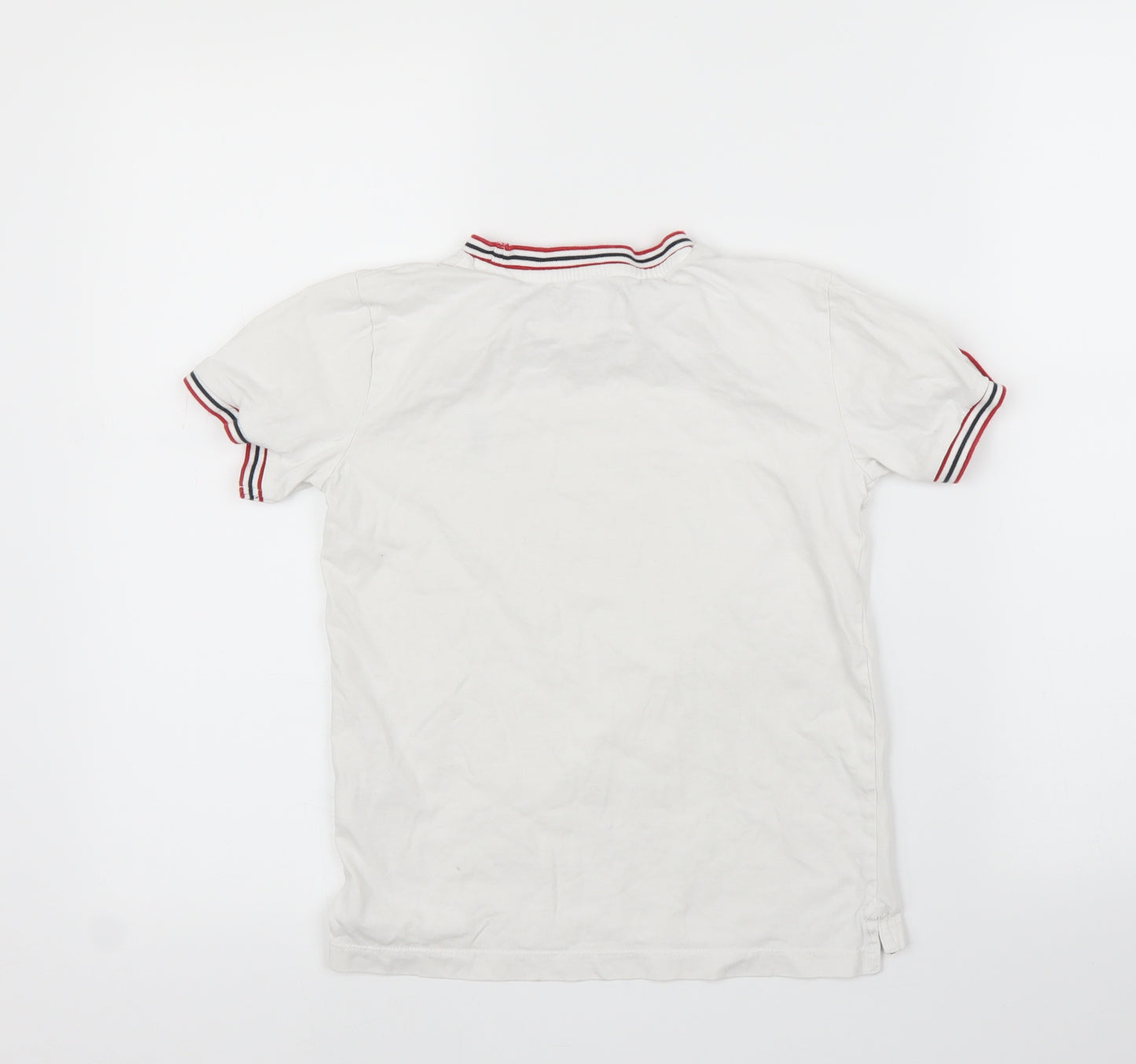NEXT Boys White   Ringer T-Shirt Size 7 Years