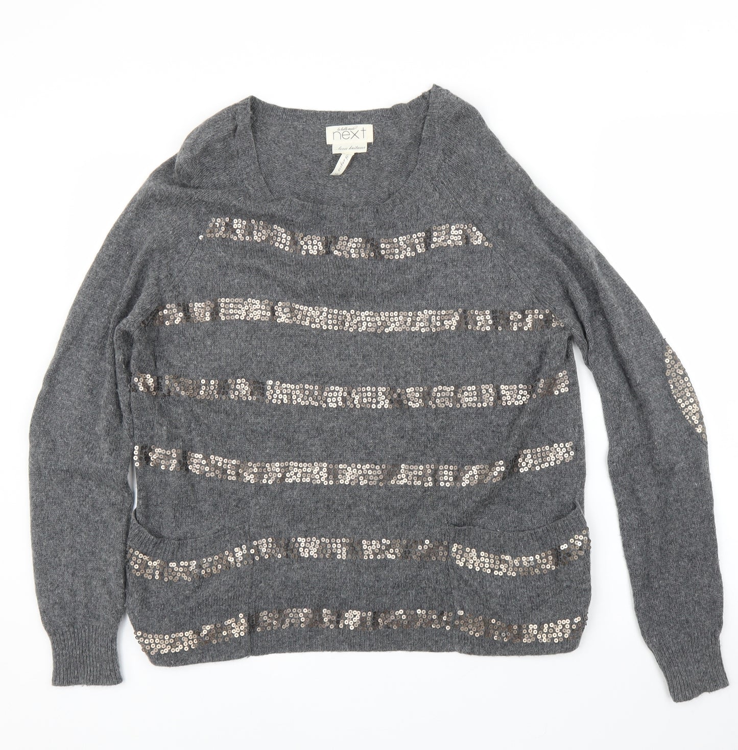 NEXT Womens Grey   Pullover Jumper Size 10