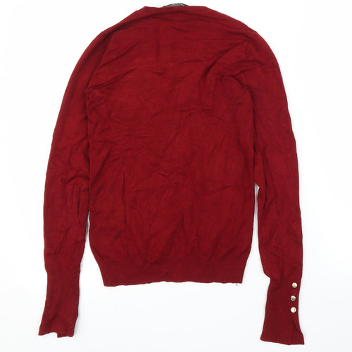 Zara Womens Purple   Pullover Jumper Size S